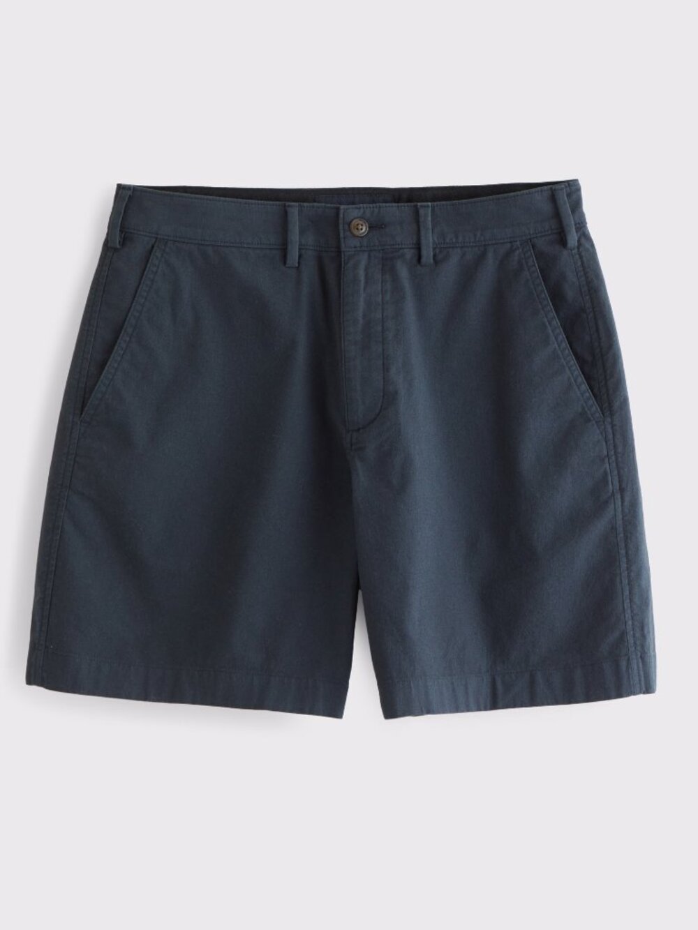 Abercrombie & Fitch men's Linen-Blend Plainfront Short navy 31